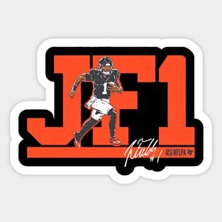 Justin Fields JF1 Sticker